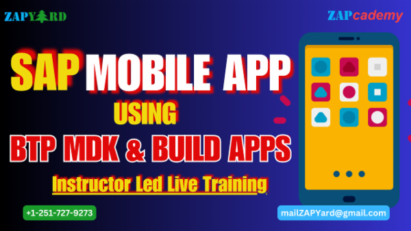 Mobile App Development using SAP BTP Mobile Development Kit (MDK) & SAP ...